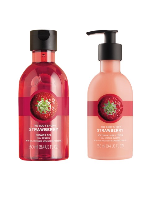 

THE BODY SHOP Set Of Shower Gel and Body Lotion, Pink