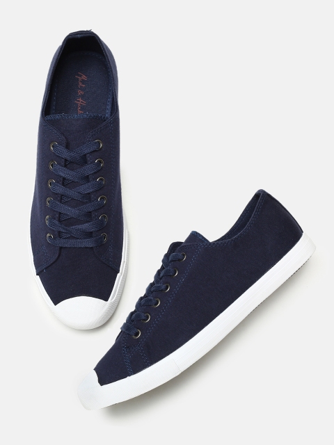 

Mast & Harbour Men Navy Blue Sneakers