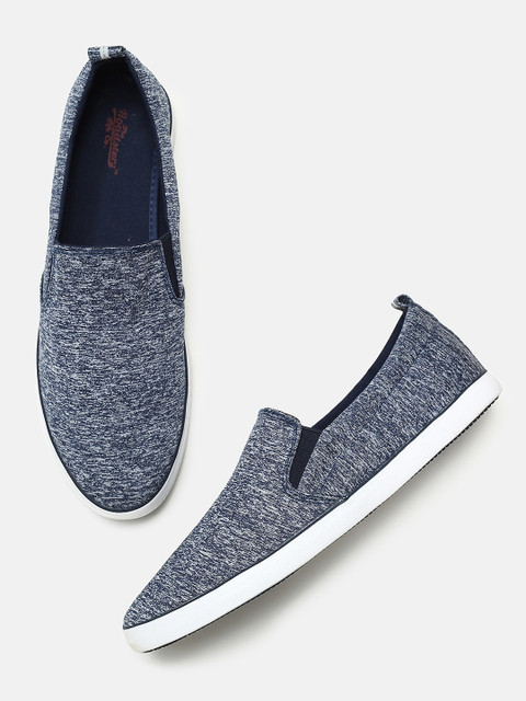 

Roadster Men Navy Blue Slip-On Sneakers