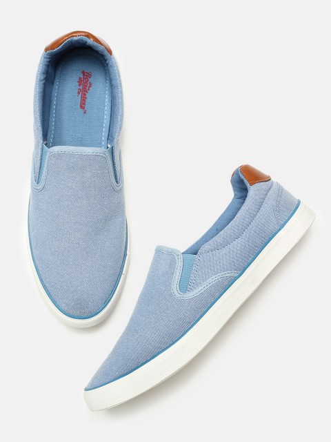 

Roadster Men Blue Slip-On Sneakers