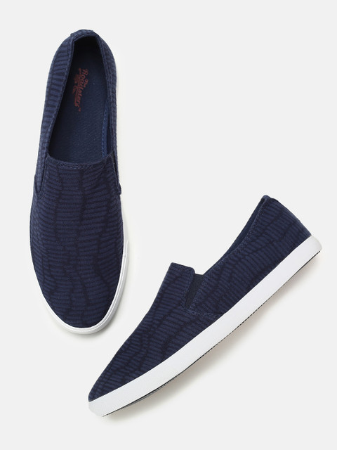 

Roadster Men Navy Blue Slip-On Sneakers