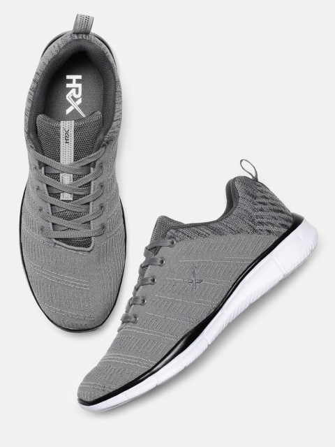 

HRX by Hrithik Roshan Men Grey Knit 1.0 Running Shoes