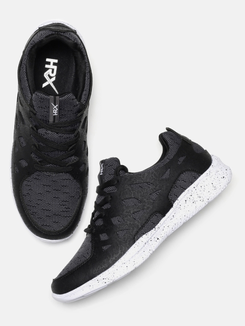 

HRX by Hrithik Roshan Men Black Knit Run 1.0 Running Shoes