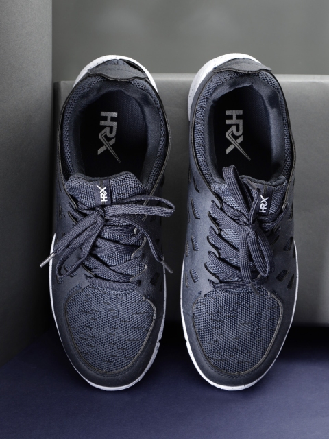 

HRX by Hrithik Roshan Men Navy Blue Knit 1.0 Running Shoes