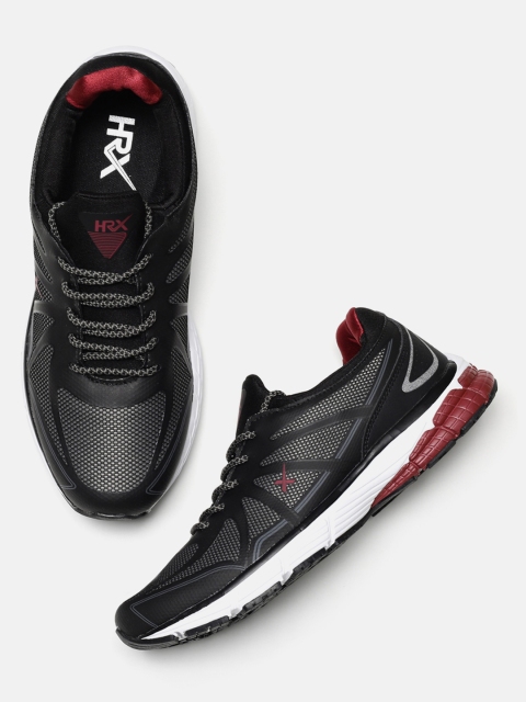 

HRX by Hrithik Roshan Men Road Running Black Running Shoes
