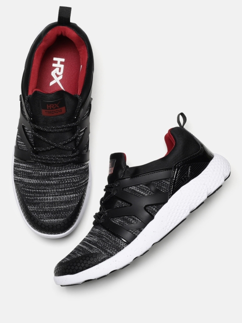 

HRX by Hrithik Roshan Men Rage-2 Black Running Shoes