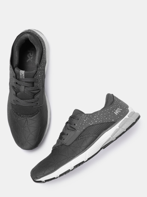 

HRX by Hrithik Roshan Men Grey Dash Textured Running Shoes