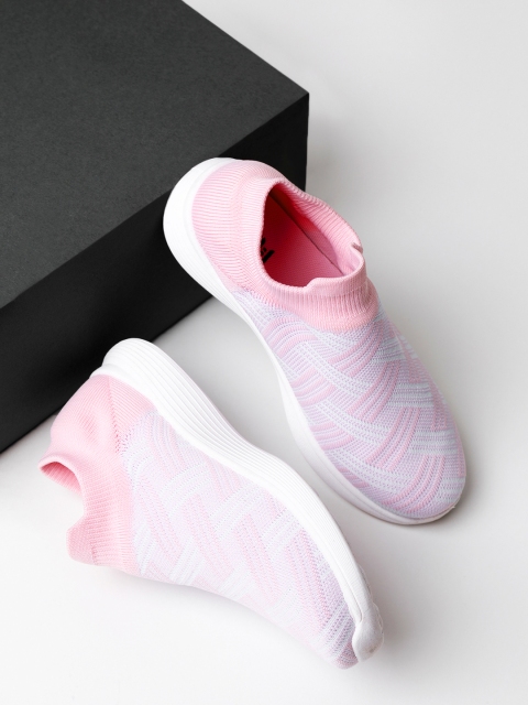 

Crew STREET Women Pink & White Sneakers