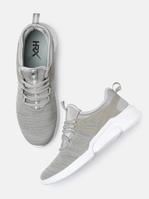 

HRX by Hrithik Roshan Men Grey Sneakers