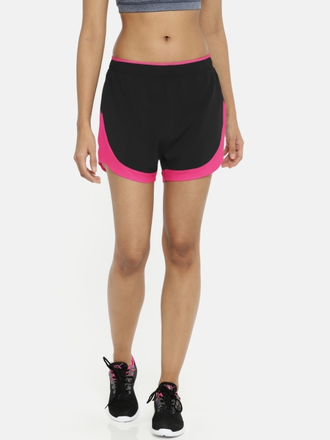 

HRX by Hrithik Roshan Women Black Light Running Shorts