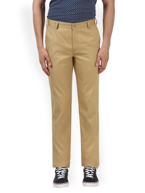 

ColorPlus Men Khaki Slim Fit Solid Chinos
