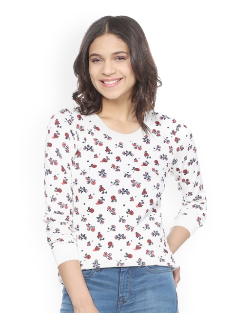 

Allen Solly Woman Women White Printed Top