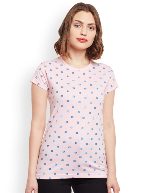 

VIMAL JONNEY Women Pink Printed T-shirt