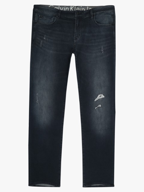 

Calvin Klein Jeans Men Blue Slim Fit Mid-Rise Low Distress Stretchable Jeans