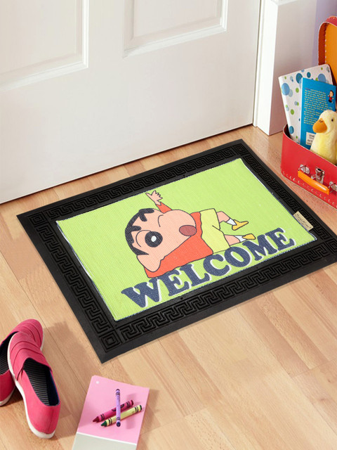 

Saral Home Green Anti-Skid Doormat