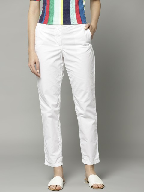 

Marks & Spencer Women White Regular Fit Solid Chinos