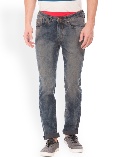 

Flying Machine Men Blue Jackson Skinny Fit Mid-Rise Clean Look Stretchable Jeans