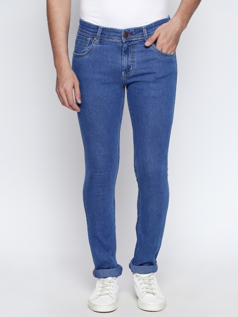 

High Star Men Blue Slim Fit Mid-Rise Clean Look Stretchable Jeans