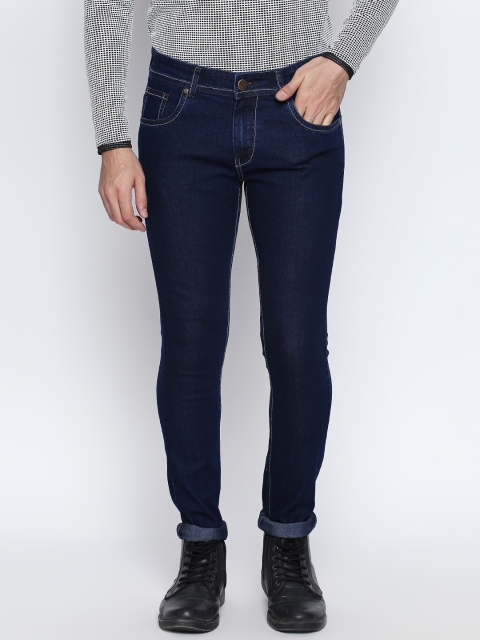 

High Star Men Blue Slim Fit Mid-Rise Clean Look Stretchable Jeans