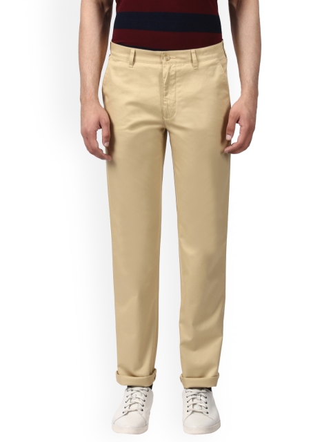 

ColorPlus Men Beige Regular Fit Solid Chinos
