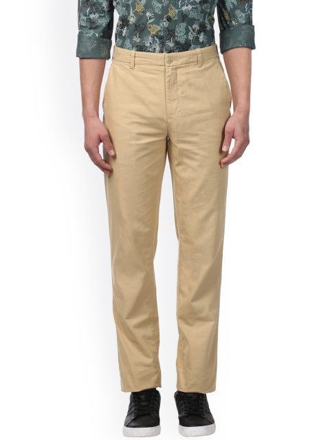 

ColorPlus Men Beige Regular Fit Solid Chinos