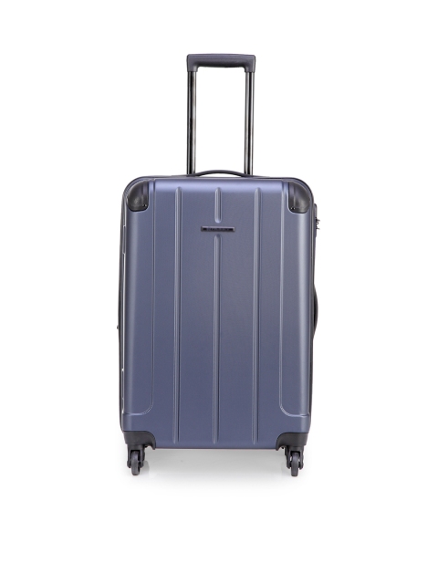 

Teakwood Leathers Unisex Blue Large Trolley Bag