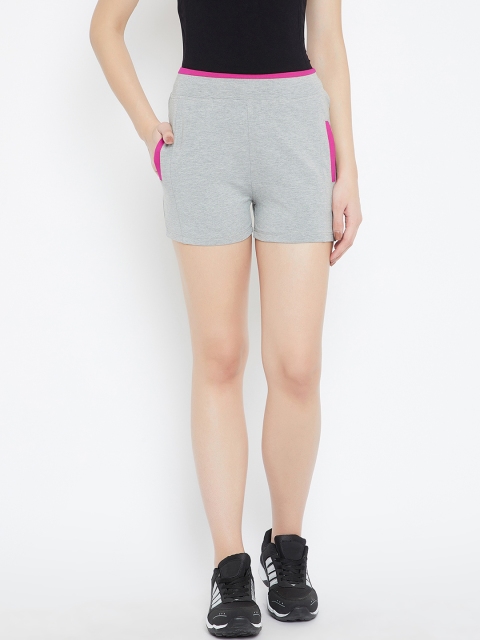 

C9 AIRWEAR Women Grey Solid Regular Fit Regular Shorts M1701