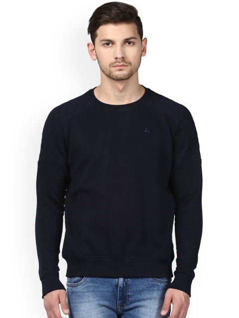 

Parx Men Blue Solid Sweatshirt