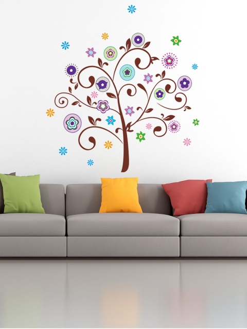 

Cortina Multicoloured Tree Wall Sticker, Multi