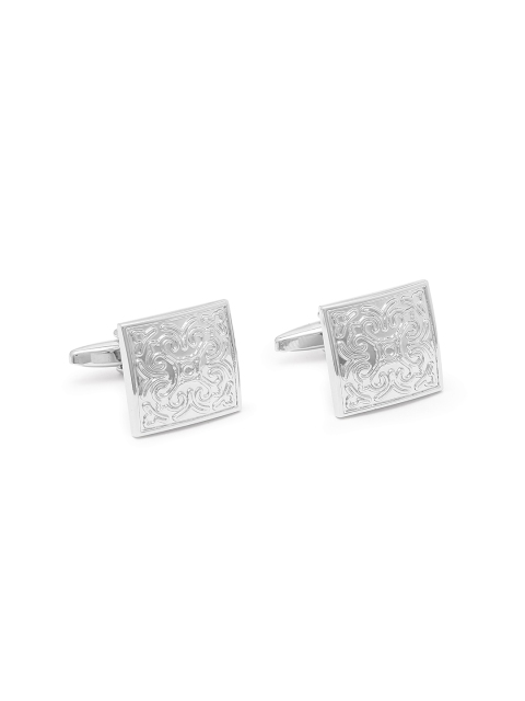 

Alvaro Castagnino Silver-Toned Square Cufflinks
