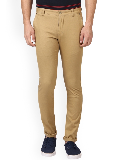 

Parx Men Khaki Slim Fit Solid Chinos