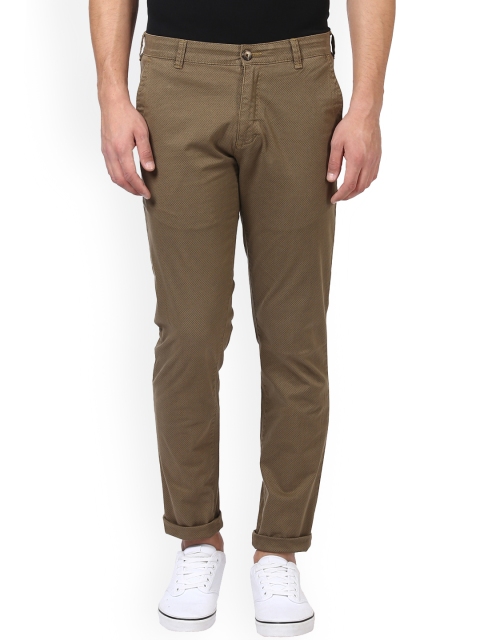 

Parx Men Brown Slim Fit Solid Chinos