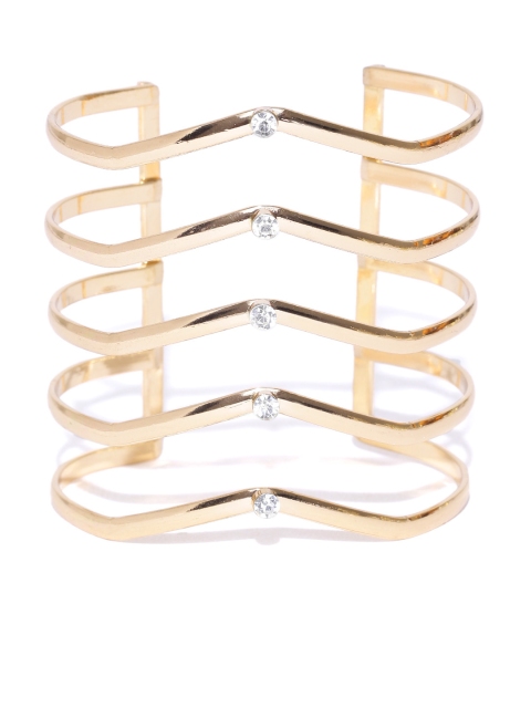 

ChicMela 18K Gold-Plated Handcrafted Cuff Bracelet