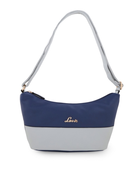 

Lavie Blue Colourblocked Shoulder Bag