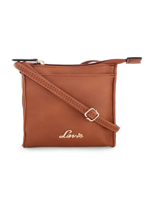 

Lavie Brown Solid Sling Bag