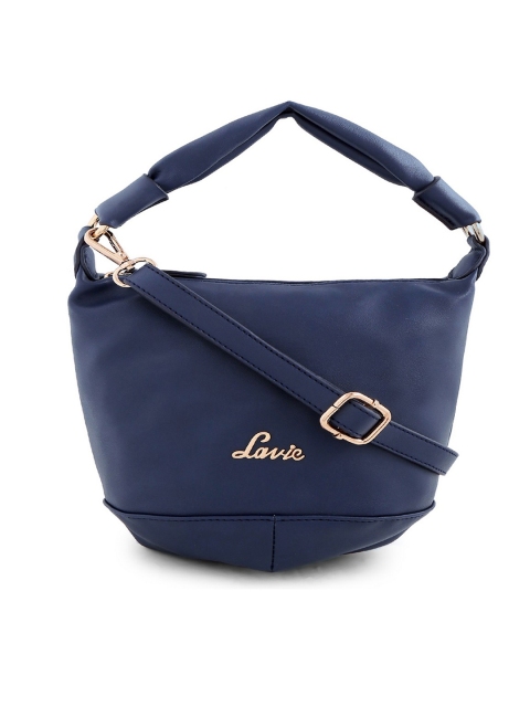 

Lavie Navy Blue Solid Sling Bag