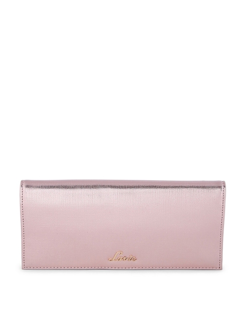

Lavie Women Pink Solid Two Fold Wallet