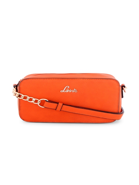 

Lavie Orange Solid Sling Bag