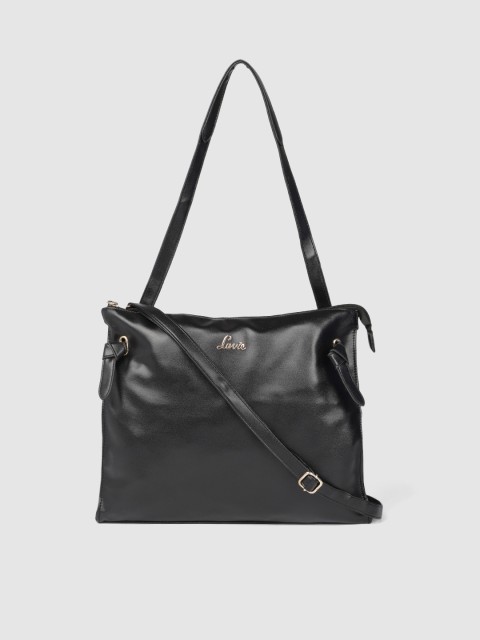 

Lavie Black Solid Sling Bag