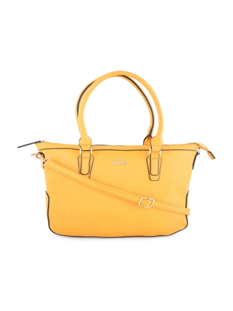 

Lavie Yellow Solid Shoulder Bag