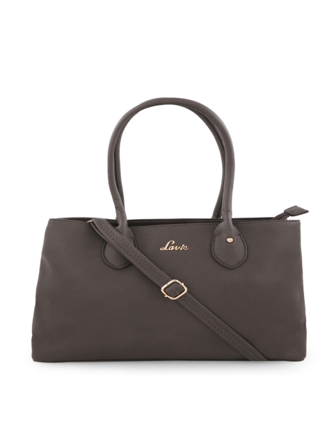 

Lavie Grey Solid Satchel