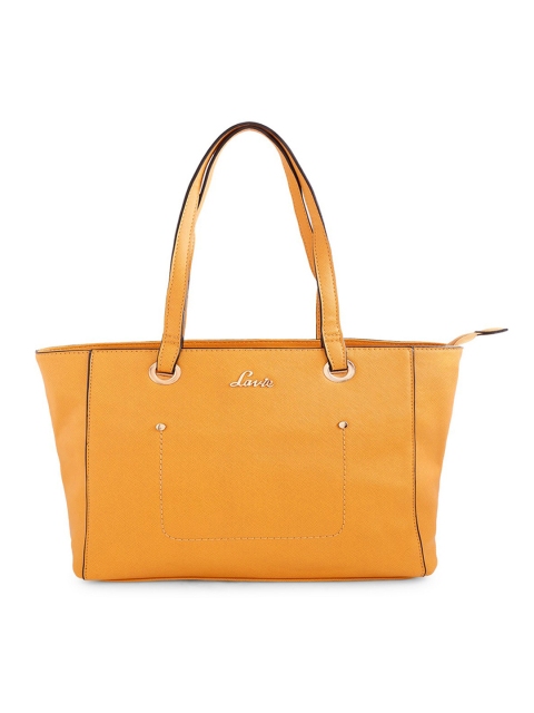 

Lavie Mustard Solid Shoulder Bag