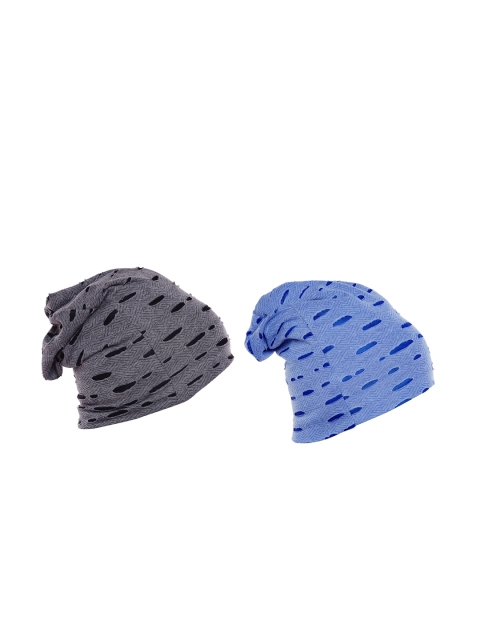

VIMAL JONNEY Men Pack of 2 Beanies, Black