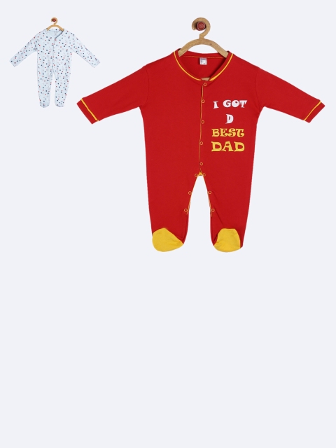 

GKIDZ Kids Pack Of 2 Printed Sleepsuits, Blue
