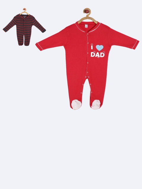 

GKIDZ Kids Pack Of 2 Printed Sleepsuits, Charcoal
