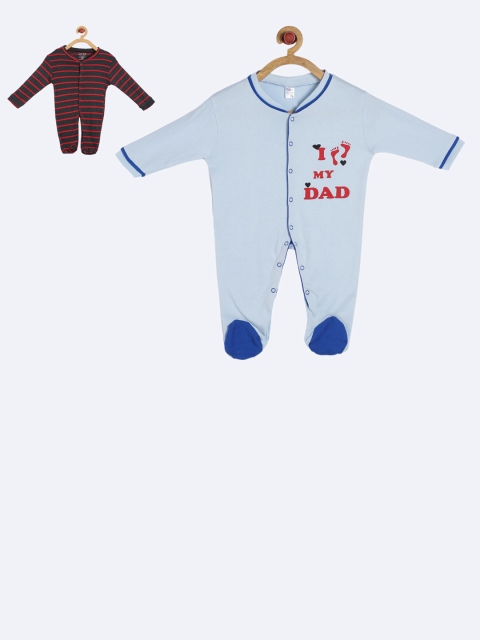 

GKIDZ Kids Pack Of 2 Printed Sleepsuits, Charcoal