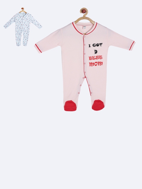 

GKIDZ Kids Pack Of 2 Printed Sleepsuits, Blue