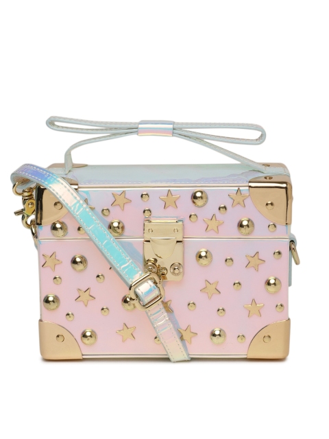 

Steve Madden Silver-Toned Embellished Satchel