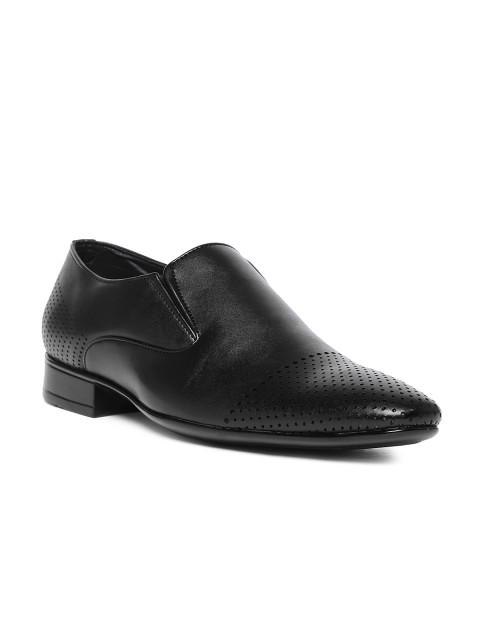 

San Frissco Men Black Slip-On Formal Shoes
