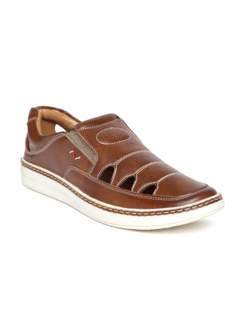 

San Frissco Men Brown Shoe-Style Sandals